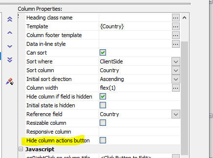 Hidecolumnactionbutton
